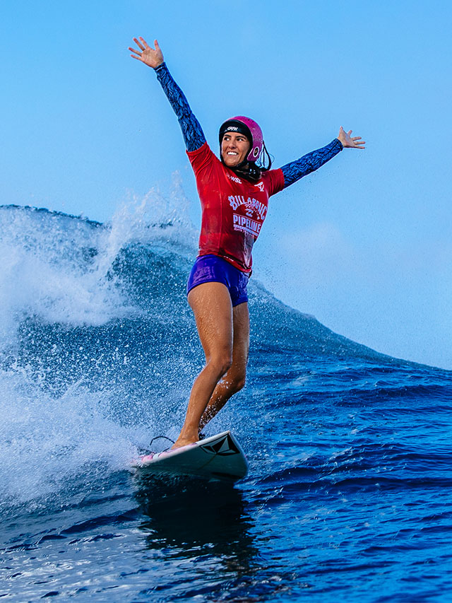 Moana Wong é a primeira campeã de Pipeline