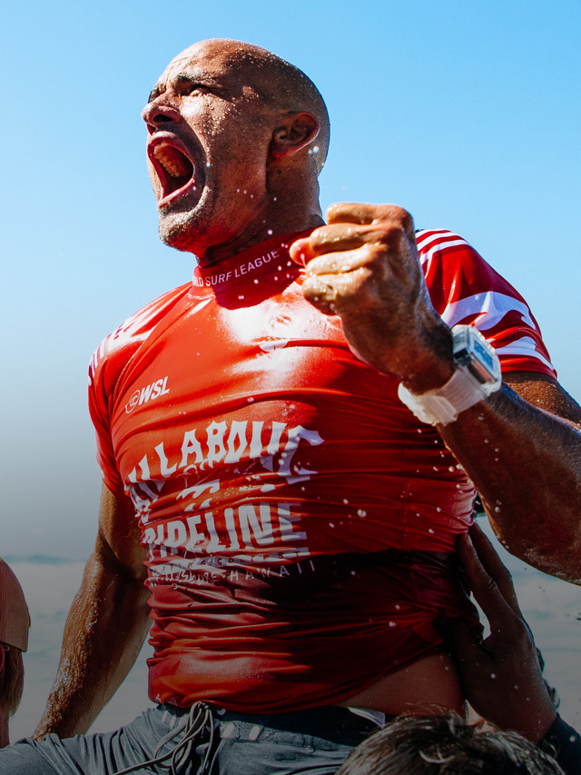 A vitória histórica de Kelly Slater