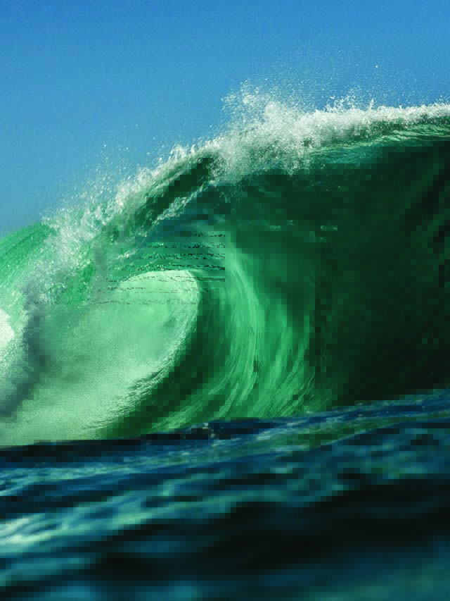 Como se formam as ondas do mar