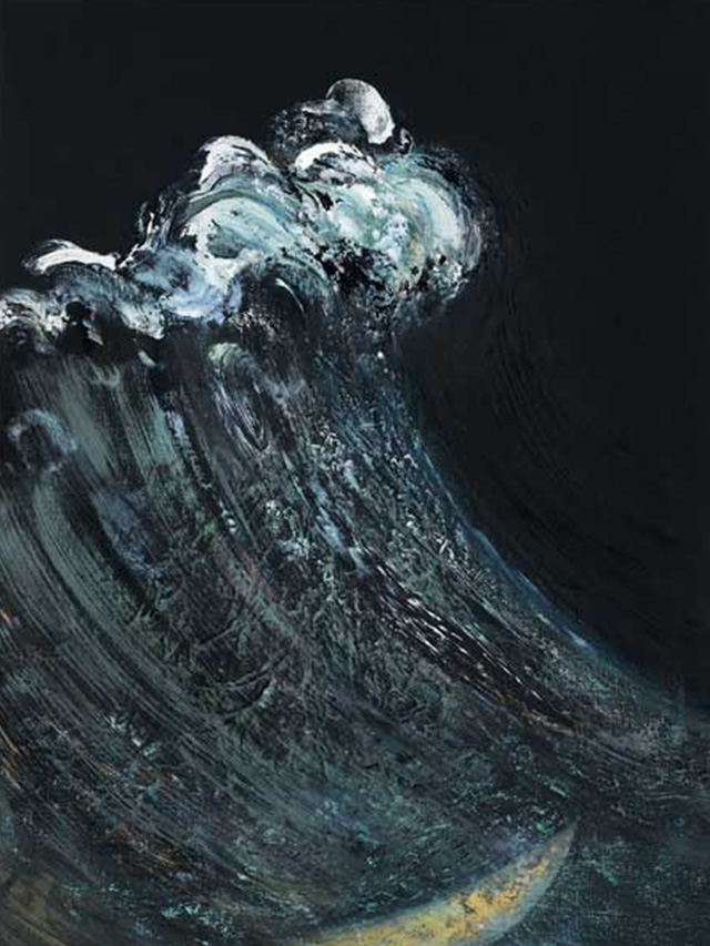 A energia das ondas na obra de Maggi Hambling