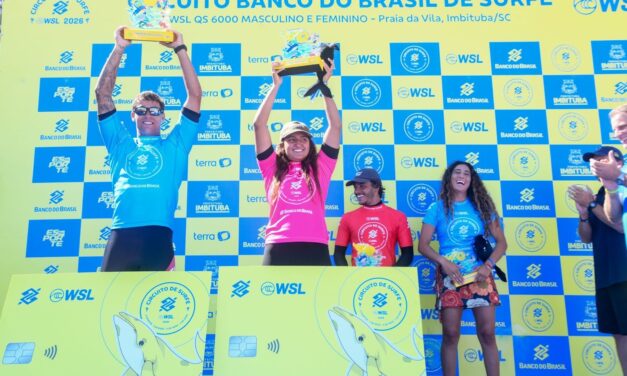 Sophia Medina e Luan Wood campeões do QS na Praia da Vila